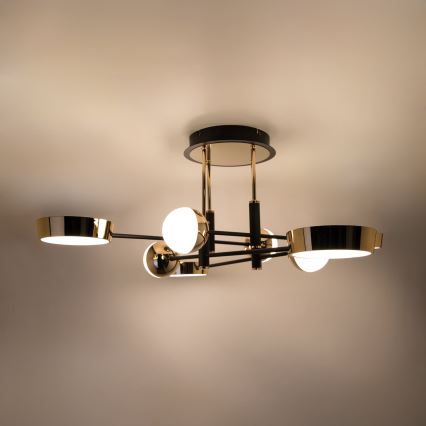 Zuma Line - LED dimmējamā virsmas griestu lampa LED/60W/230V zelta/melna