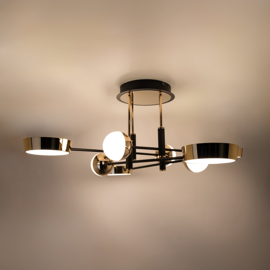 Zuma Line - LED dimmējamā virsmas griestu lampa LED/60W/230V zelta/melna