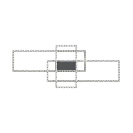 Zuma Line - LED Aptumšojama kristāla griestu lampa LED/52W/230V 2700-6000K melna + tālvadības pults
