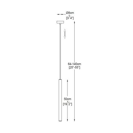 Zuma Line - LED Lustra ar auklu LED/5W/230V zelta