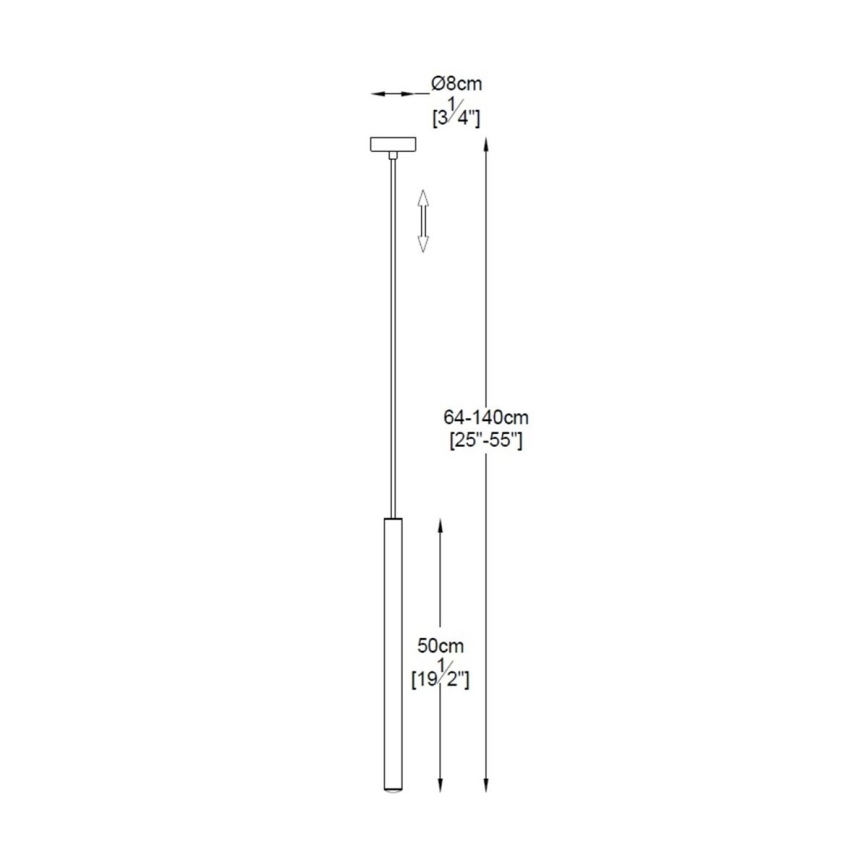 Zuma Line - LED Lustra ar auklu LED/5W/230V zelta