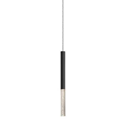 Zuma Line - LED Lustra ar auklu LED/5W/230V melna