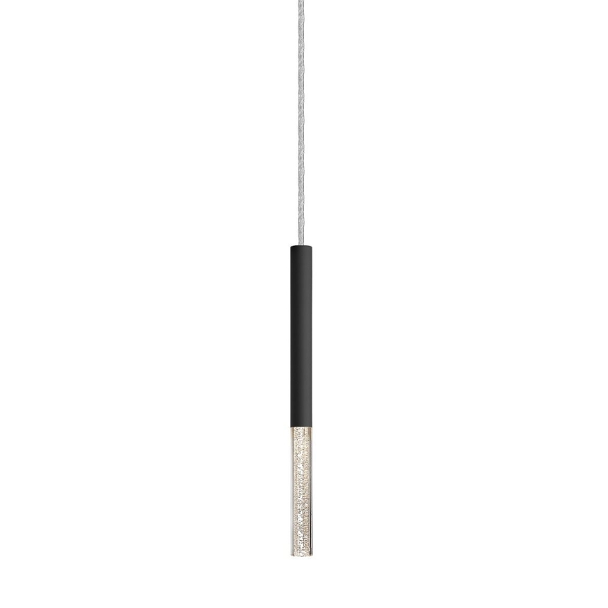 Zuma Line - LED Lustra ar auklu LED/5W/230V melna