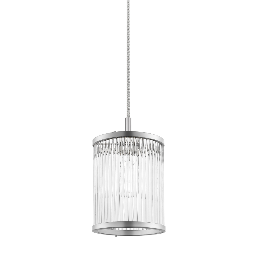 Zuma Line - Lustra ar auklu 1xE14/40W/230V spīdīgi hromēts