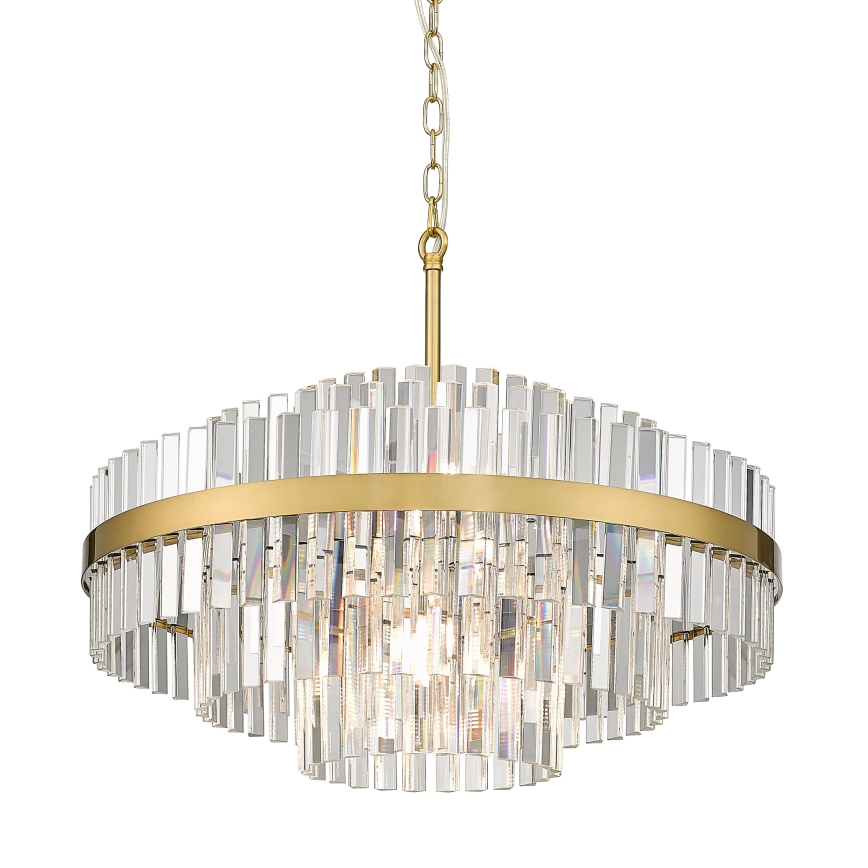 Zuma Line - Lustra ar ķēdi 12xG9/28W/230V d. 60 cm zelta