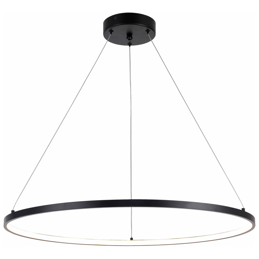 Zuma Line - LED Lustra ar auklu LED/32W/230V 3000/4000/6000K d. 60 cm melna