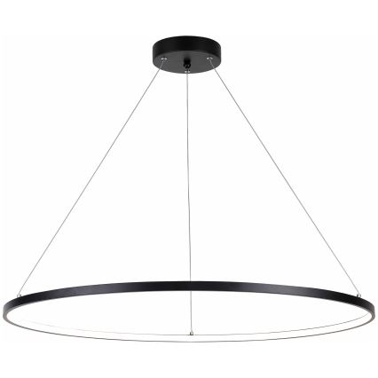 Zuma Line - LED Lustra ar auklu LED/40W/230V 3000/4000/6000K d. 90 cm melna