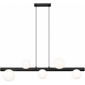 Zuma Line - Piekaramā lustra uz troses 5xG9/33W/230V melna