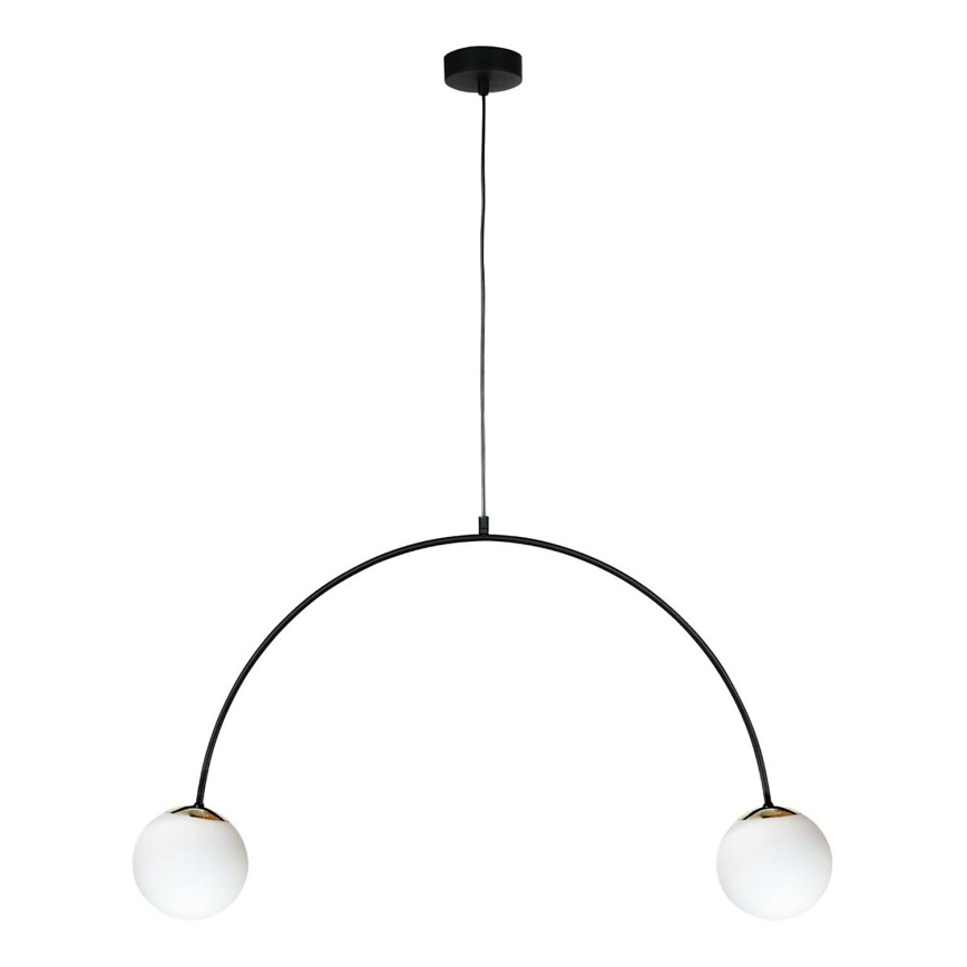 Zuma Line - Piekaramais gaismeklis uz vada 2xE14/10W/230V melns