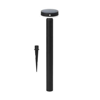 Zuma Line - LED Saules enerģijas lampa ar kustību un krēslas sensoru LED/4,5W/2000 mAh IP44 melna