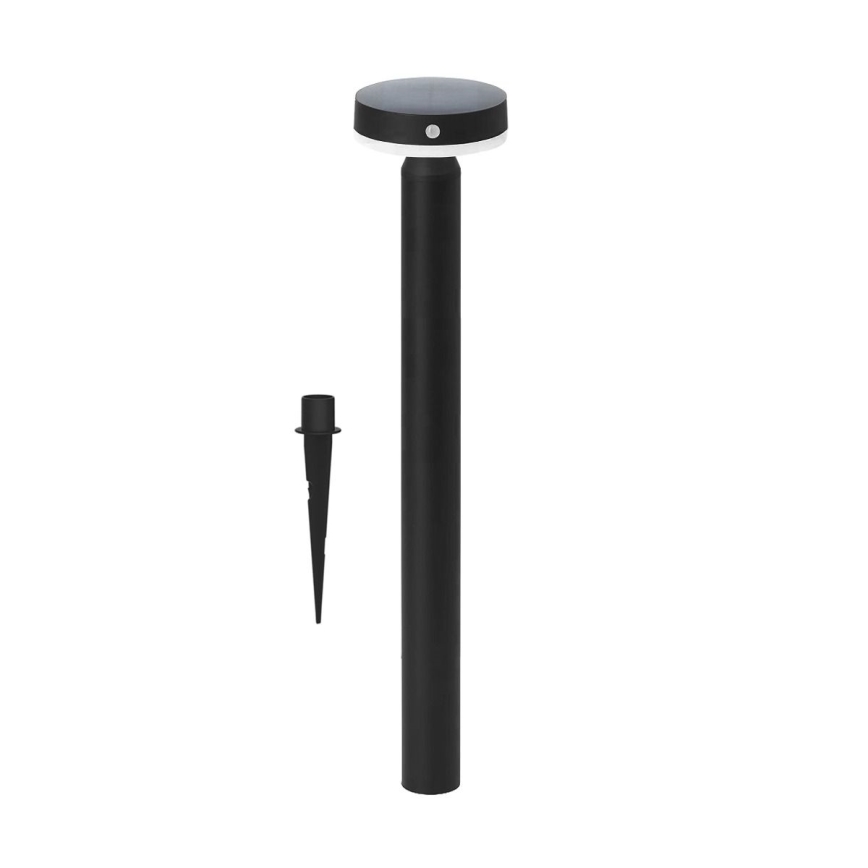 Zuma Line - LED Saules enerģijas lampa ar kustību un krēslas sensoru LED/4,5W/2000 mAh IP44 melna