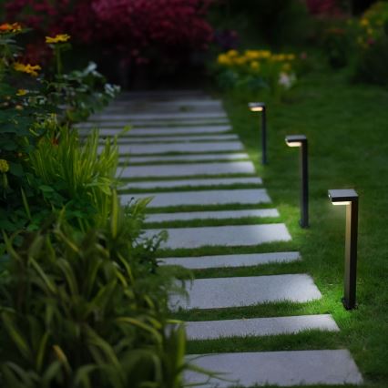 Zuma Line - LED Saules enerģijas lampa ar kustību un krēslas sensoru LED/4,5W/2000 mAh IP44 melna