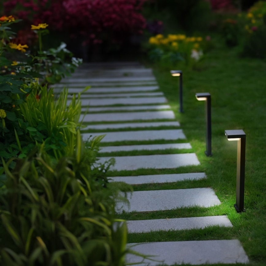 Zuma Line - LED Saules enerģijas lampa ar kustību un krēslas sensoru LED/4,5W/2000 mAh IP44 melna