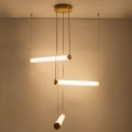 Zuma Line - regulējama LED lustra uz troses LED/64W/230V 2700-6500K zelta + ar tālvadības pulti