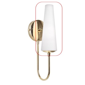 Zuma Line - Rezerves stikls lampai un sienas lampa E14 d. 7 cm