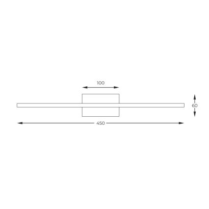 Zuma Line - LED Attēla lampa LED/10W/230V 45 cm zelta