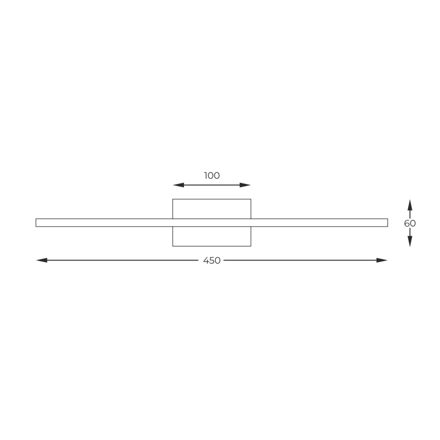 Zuma Line - LED Attēla lampa LED/10W/230V 45 cm zelta