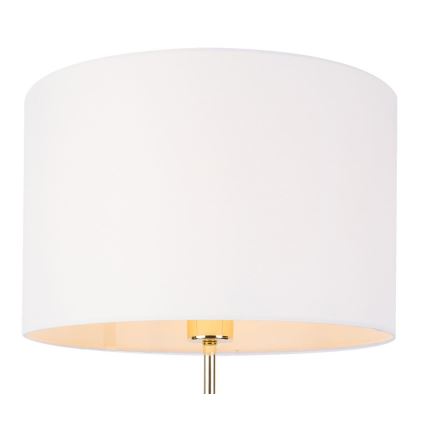 Zuma Line - Galda lampa 1xE27/60W/230V balta