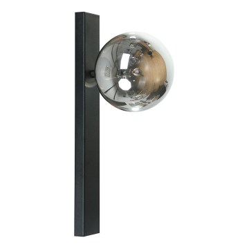 Zuma Line - sienas gaismeklis 1xG9/8W/230V melns/dūmains melns