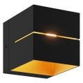 Zuma Line - Sienas lampa 1xG9/40W/230V melna/zelta