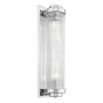 Zuma Line - Sienas lampa 2xE14/60W/230V spīdīgi hromēts