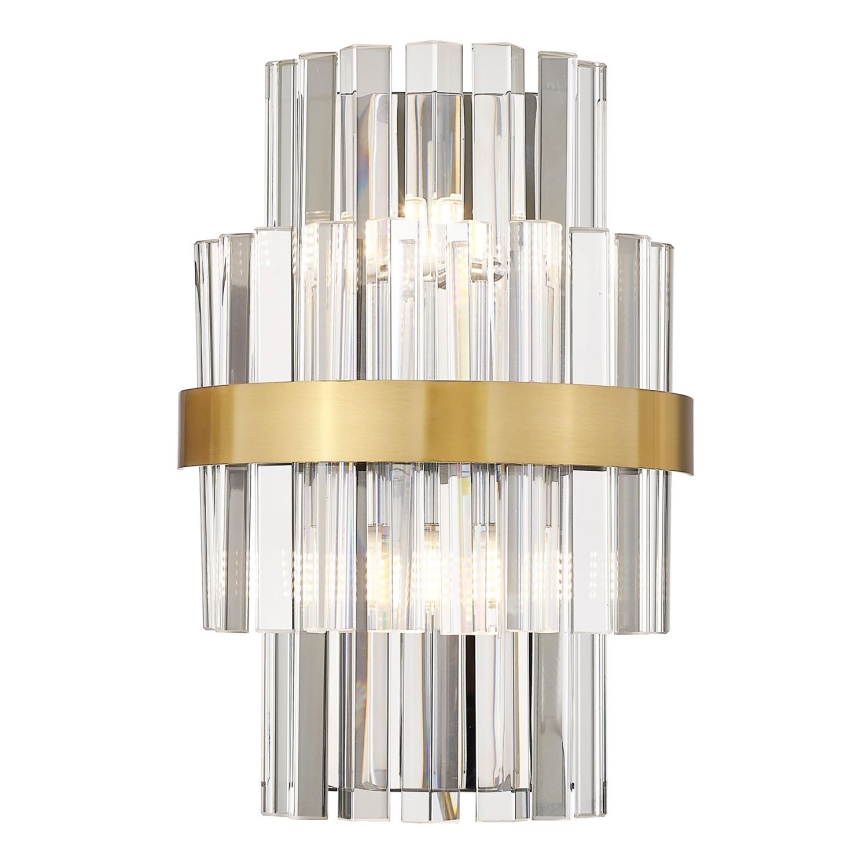 Zuma Line - Sienas lampa 2xG9/28W/230V zelta