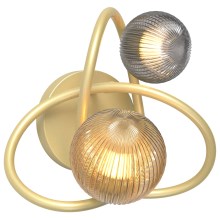 Zuma Line - Sienas lampa 2xG9/3,5W/230V zelta