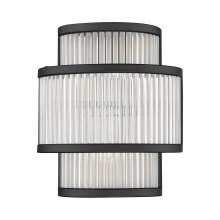 Zuma Line - Sienas lampa 2xG9/33W/230V melna