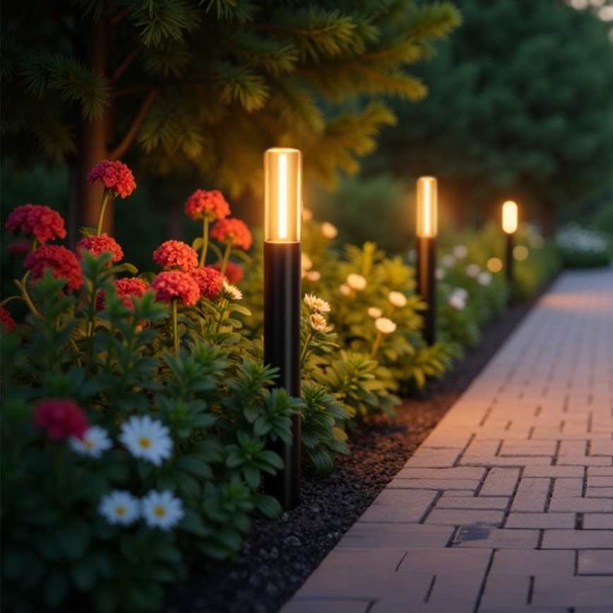 Zuma Line - Āra lampa 1xE27/60W/230V IP54 melna