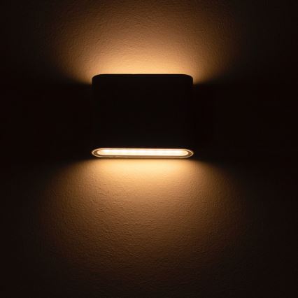 Zuma Line - LED Āra sienas lampa LED/12W/230V IP65 melna