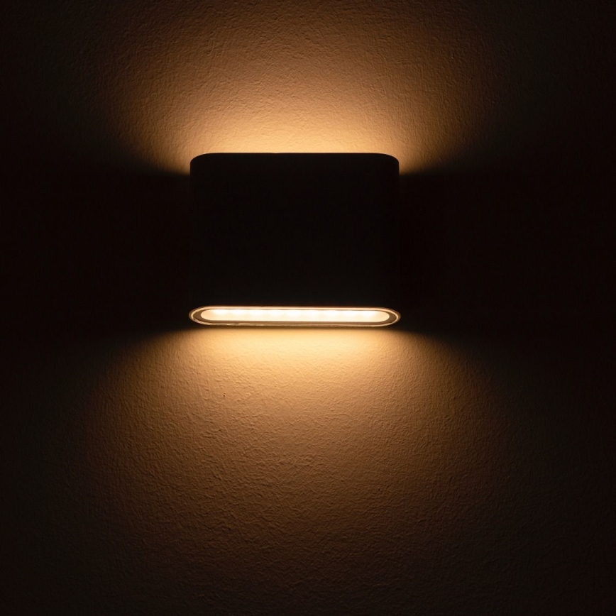 Zuma Line - LED Āra sienas lampa LED/12W/230V IP65 melna