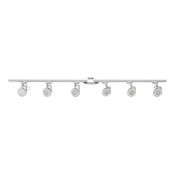 Zuma Line - Starmetis sliežu sistēmā 6xGU10/10W/230V balta
