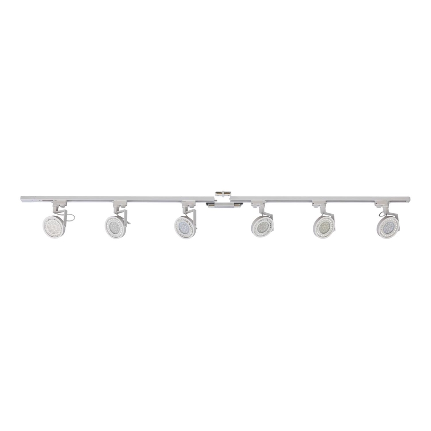 Zuma Line - Starmetis sliežu sistēmā 6xGU10/10W/230V balta