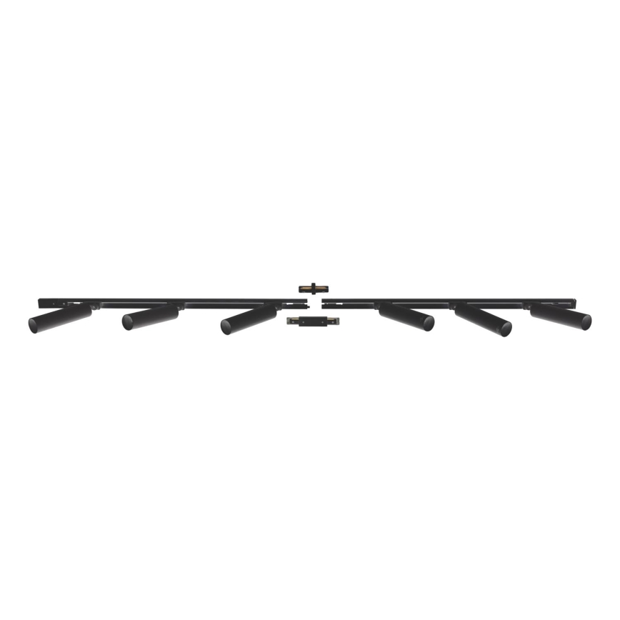 Zuma Line - Starmetis sliežu sistēmā 6xGU10/35W/230V melna