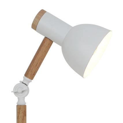 Zuma Line - Galda lampa 1xE14/40W/230V balta