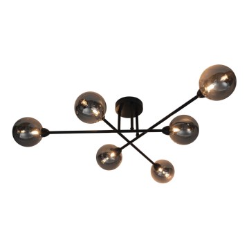 Zuma Line - Virsapmetuma lustra 6xG9/3W/230V melna
