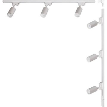 Zuma Line - Virziena gaismeklis sliežu sistēmā 6xGU10/35W/230V balts