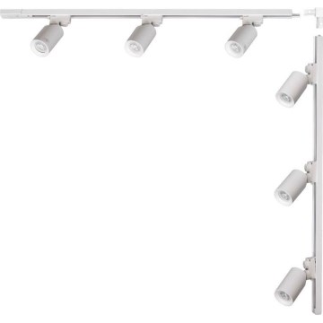 Zuma Line - virziena gaismeklis sliežu sistēmai 6xGU10/35W/230V balts