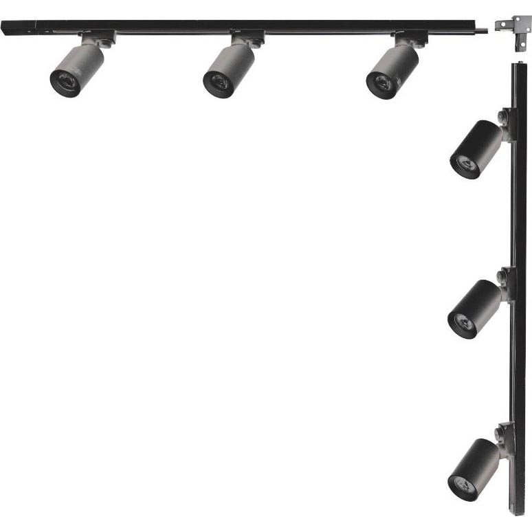 Zuma Line - Virziena gaismeklis sliežu sistēmai 6xGU10/35W/230V melns