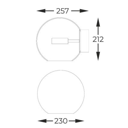Zuma Line - LED Sienas lampa LED/5W/230V spīdīgi hromēts