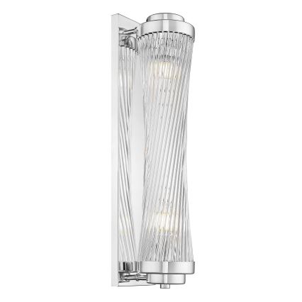 Zuma Line - Sienas lampa 2xE14/60W/230V spīdīgi hromēts