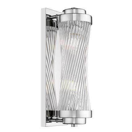 Zuma Line - Sienas lampa 2xE14/60W/230V spīdīgi hromēts