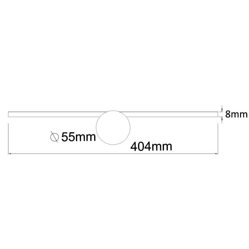 Zuma Line - LED Vannas istabas spoguļa apgaismojums LED/6W/230V 40 cm IP44 spīdīgi hromēts