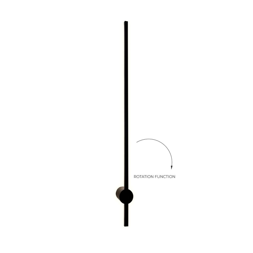 Zuma Line - LED Sienas lampa LED/12W/230V 90 cm melna