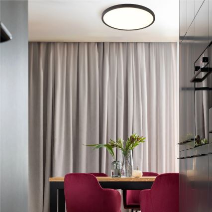 Zuma Line - LED griestu gaismeklis CAMI LED/48W/230V 3000/4000/6000K Ø 60 cm melns