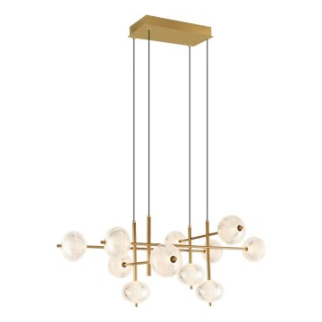 Zuma Line - zeltaina LED lustra uz troses LED/63W/230V