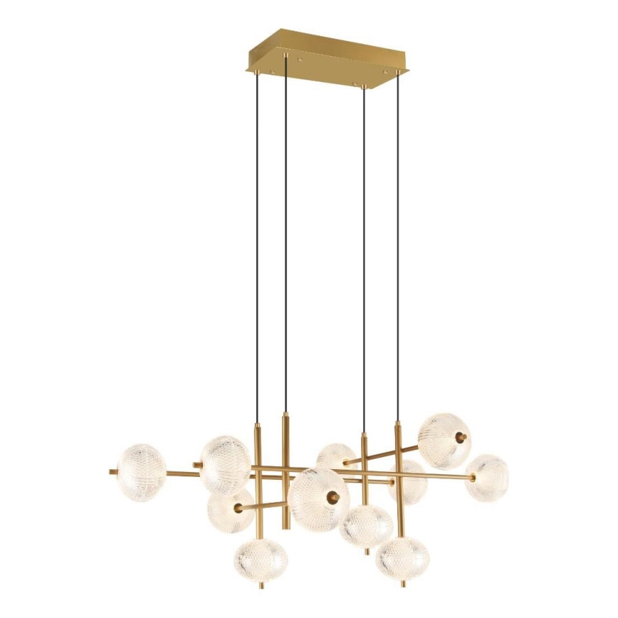 Zuma Line - zeltaina LED lustra uz troses LED/63W/230V