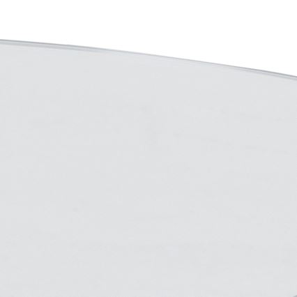 Žurnālgaldiņš LUCA 82 cm caurspīdīgs/sudraba