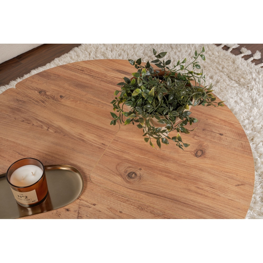 Žurnālgaldiņš LUVIA no priedes