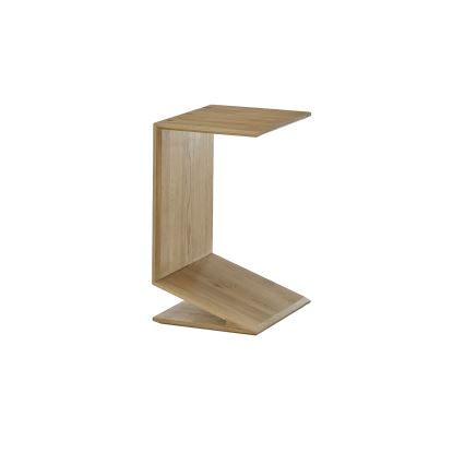 Kafijas galdiņš PRISM — vertikāli/horizontāli regulējams, 60x40 cm, ozols